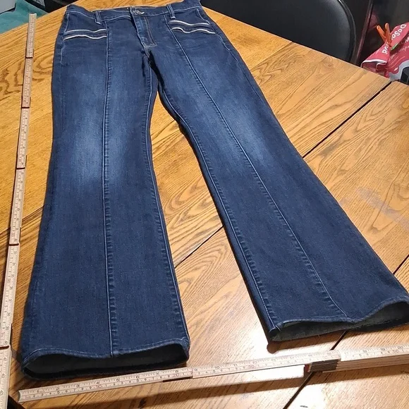 MOTHER Jeans Womens 27 BLUE Bootcut Boot Cut Preowned Used Pants FLARE FLARED - Picture 1 of 7